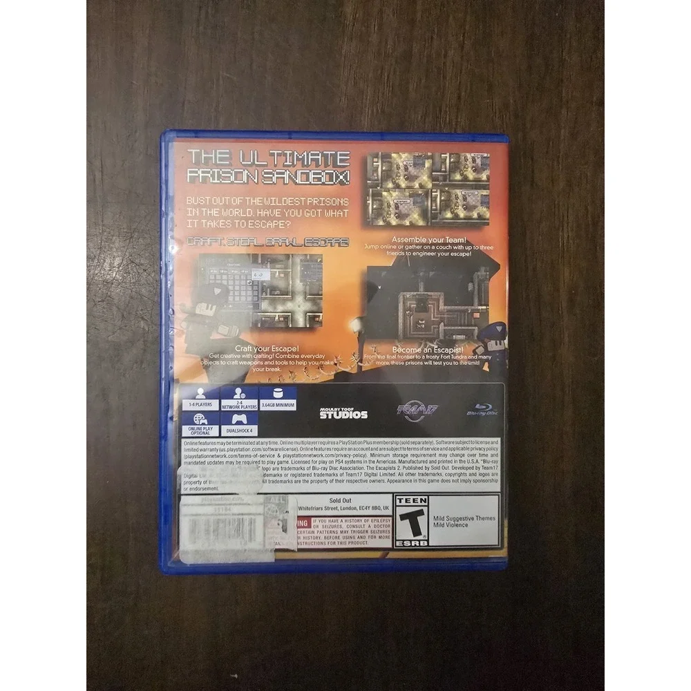 Escapists‎ 2 (Sony PlayStation 4, 2017) Team 17 PS4